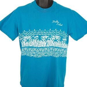 Balboa Island Surfer T Shirt Vintage 80s Tropical Travel Made In USA Mens Size L